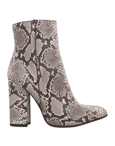 Shop Hilya Woman Ankle Boots Grey Size 6 Leather