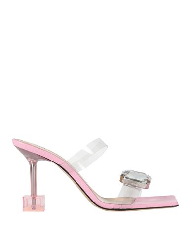 Mach&mach Mach & Mach Woman Sandals Transparent Size 8 Pvc - Polyvinyl Chloride