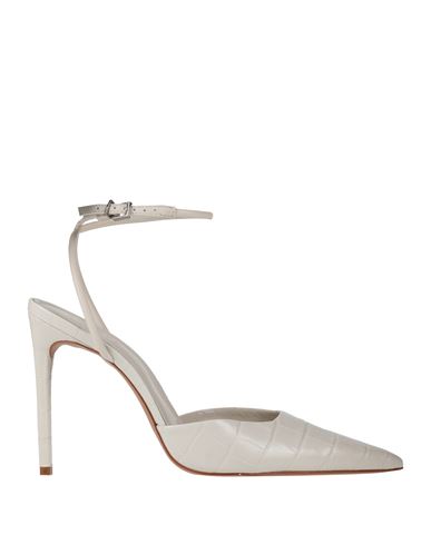 Schutz Woman Pumps Off White Size 9.5 Leather