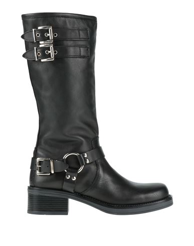 Shop Nila & Nila Woman Boot Black Size 8 Leather