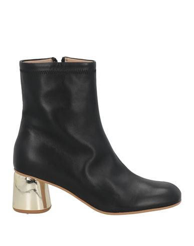 Alysi Accessoreria Woman Ankle Boots Black Size 6 Leather