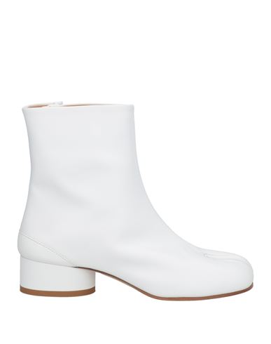 Manila Grace Woman Ankle Boots White Size 5 Leather