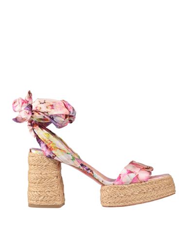 Christian Louboutin Woman Espadrilles Pink Size 8 Textile Fibers