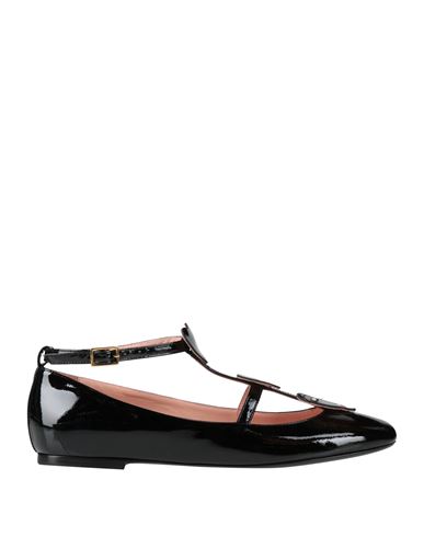 VIVETTA VIVETTA WOMAN BALLET FLATS BLACK SIZE 11 LEATHER 