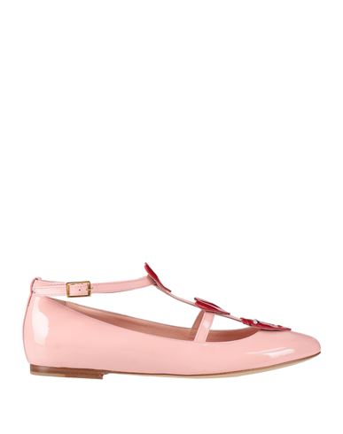 VIVETTA VIVETTA WOMAN BALLET FLATS LIGHT PINK SIZE 10 LEATHER 