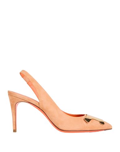 Santoni Woman Pumps Camel Size 7.5 Leather In Neutral