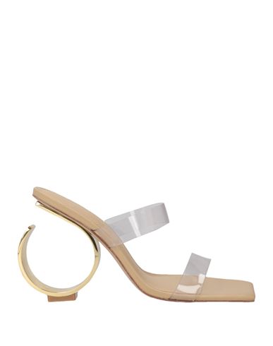 Cult Gaia Woman Sandals Transparent Size 8 Pvc - Polyvinyl Chloride