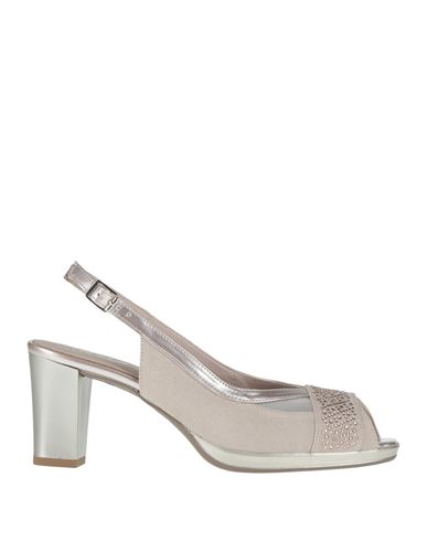 Cinzia Soft Woman Sandals Light Grey Size 5 Textile Fibers