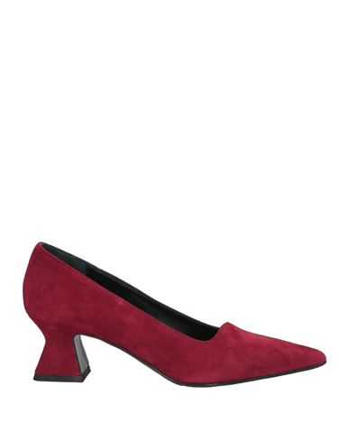 Silvia Rossini Woman Pumps Burgundy Size 5 Leather