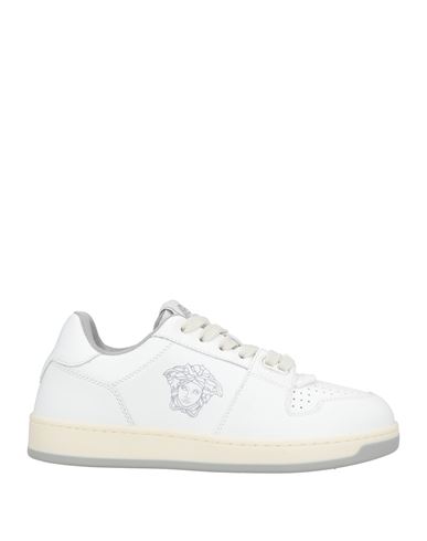 Versace Woman Sneakers White Size 8 Leather