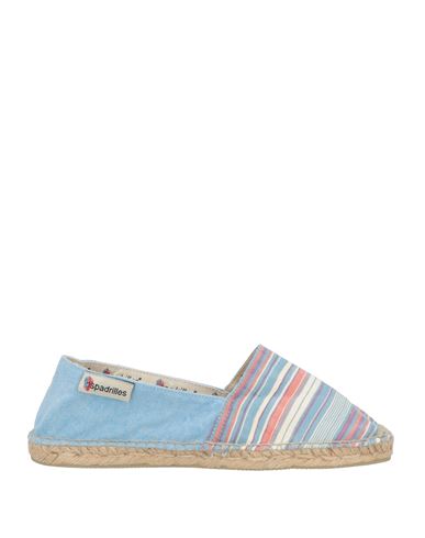 ESPADRILLES ESPADRILLES WOMAN ESPADRILLES LIGHT BLUE SIZE 8 TEXTILE FIBERS 