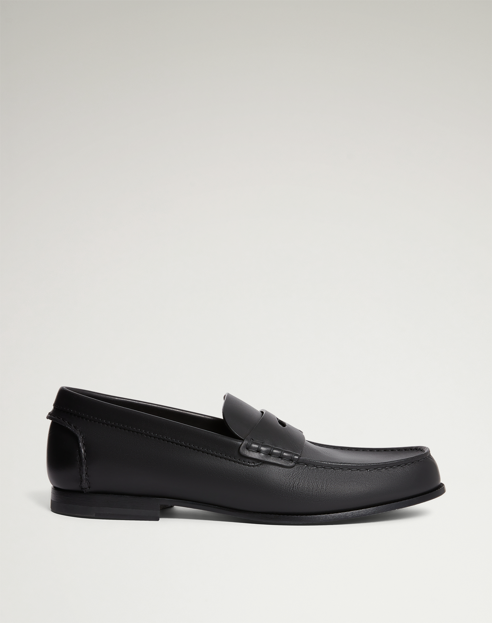 Dunhill Heddon Flex Leather Penny Loafers