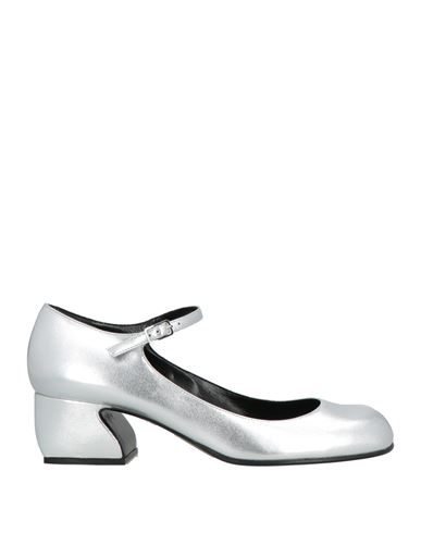 Si Rossi By Sergio Rossi Woman Pumps Silver Size 4 Leather