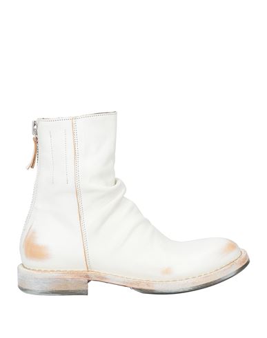 Moma Woman Ankle Boots Ivory Size 8 Leather