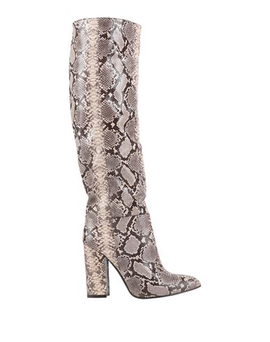 HILYA HILYA WOMAN BOOT GREY SIZE 8 LEATHER 