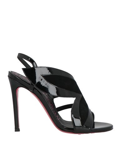Luciano Padovan Woman Sandals Black Size 8 Leather