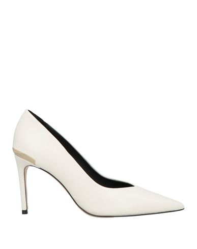 Luciano Padovan Woman Pumps White Size 8 Leather In White