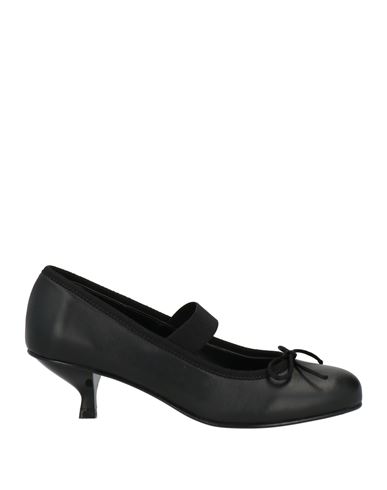 Ovyè Ovyé Woman Pumps Black Size 8 Leather