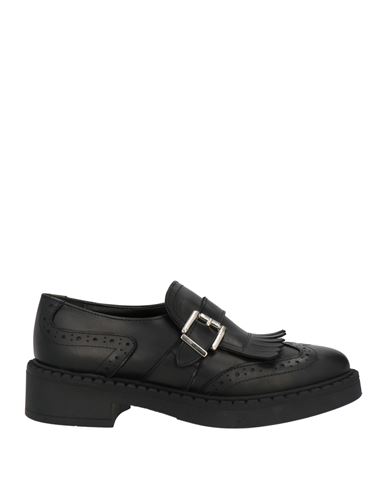 Ovyè Ovyé Woman Loafers Black Size 8 Leather