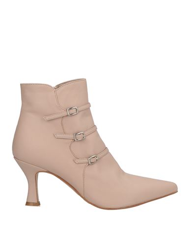 Ovyè Ovyé Woman Ankle Boots Blush Size 8 Leather In Pink