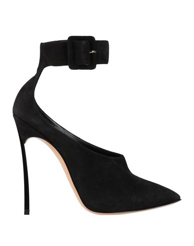 Casadei Woman Pumps Black Size 8 Leather