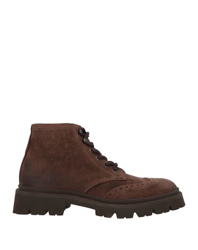 Copenhagen Studios Man Ankle Boots Brown Size 9 Leather