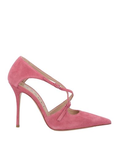 Casadei Woman Pumps Pink Size 5.5 Leather