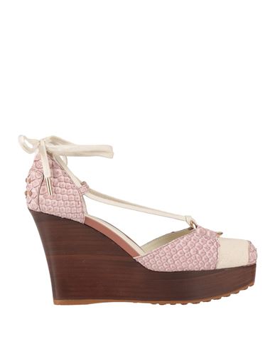 Tod's Woman Pumps Lilac Size 6.5 Leather, Textile Fibers
