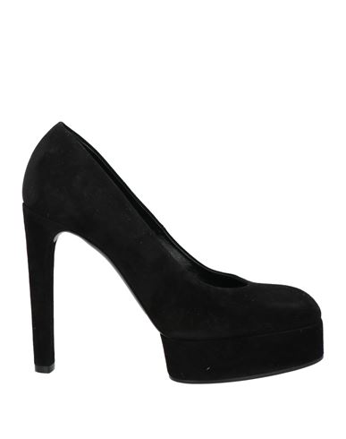 Casadei Woman Pumps Black Size 8 Leather