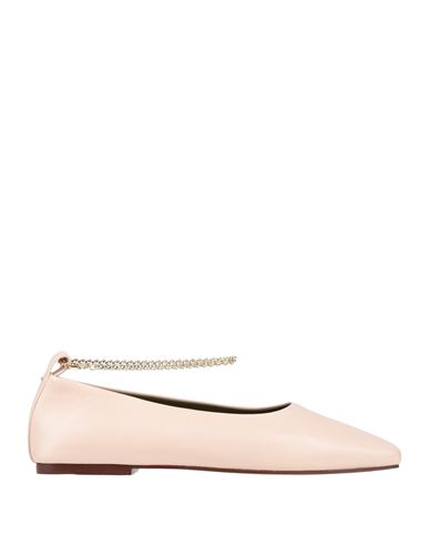 Maria Luca Woman Ballet Flats Light Pink Size 7 Leather