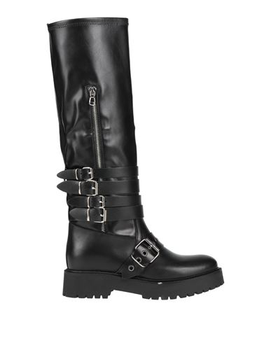 Divine Follie Woman Boot Black Size 8 Calfskin