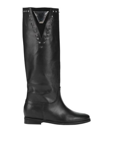 Divine Follie Woman Boot Black Size 8 Leather