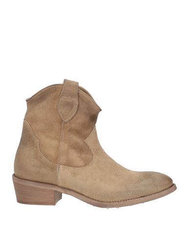 Metisse Woman Ankle Boots Beige Size 8 Leather