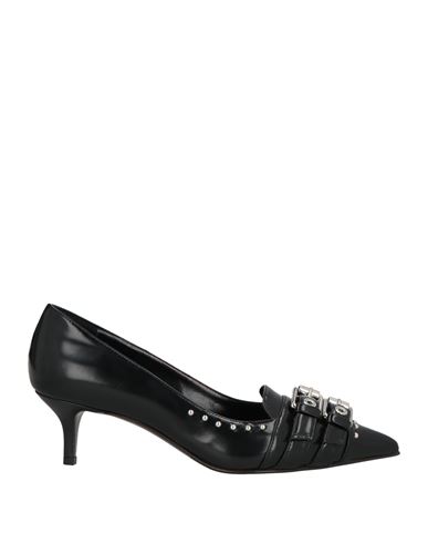 Lella Baldi Woman Pumps Black Size 8 Calfskin