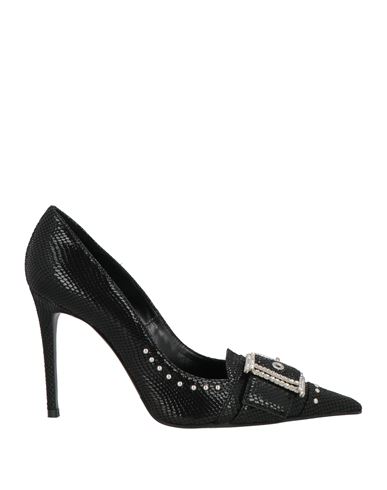 Lella Baldi Woman Pumps Black Size 10 Leather
