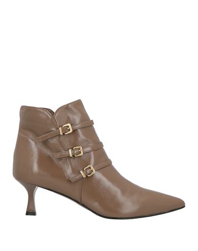 Ovyè Ovyé Playlist Woman Ankle Boots Light Brown Size 8 Leather