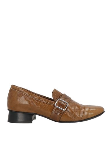 Kudetà Woman Loafers Mustard Size 6 Leather