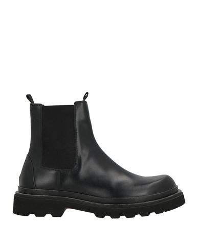 Fabi Man Ankle Boots Black Size 8 Leather