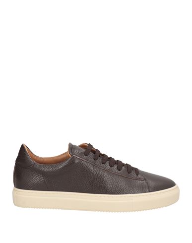 Arrold's Man Sneakers Dark Brown Size 8 Leather