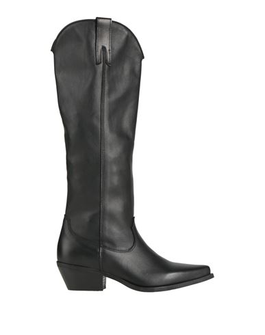 Metisse Woman Boot Black Size 8 Calfskin