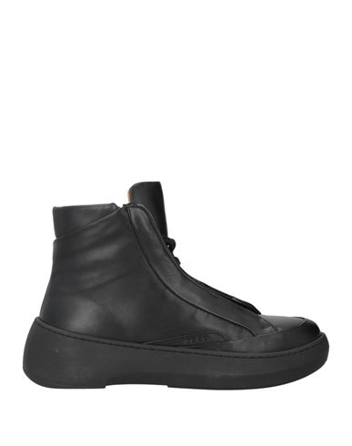 Hevo Hevò Man Ankle Boots Black Size 8 Leather In Black