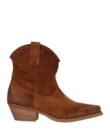 Metisse Woman Ankle Boots Brown Size 8 Leather