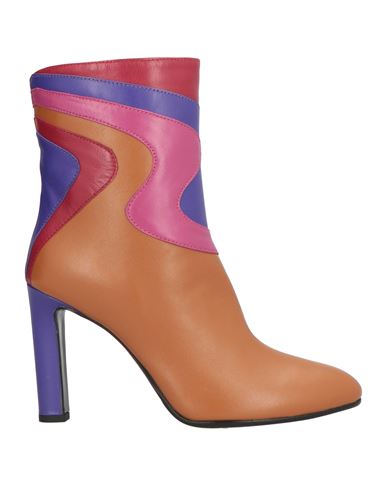 Nila & Nila Woman Ankle Boots Tan Size 8 Leather