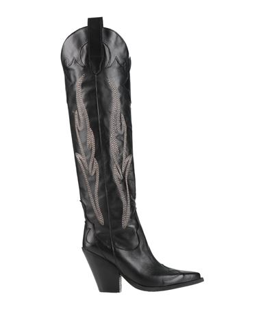 Ovyè Ovyé Woman Boot Black Size 8 Leather In Black