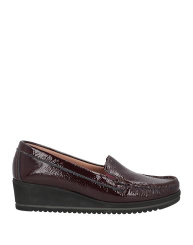 Cinzia Soft Woman Loafers Burgundy Size 10 Leather