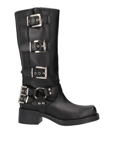 Ovyè Ovyé Woman Boot Black Size 8 Calfskin