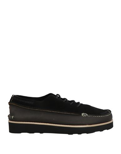 Universal Works Man Lace-up Shoes Black Size 9 Leather