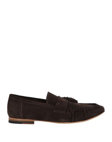 Sturlini Man Loafers Dark Brown Size 9 Leather