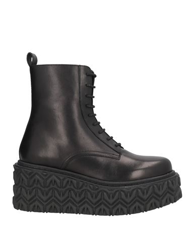 Patrizia Pepe Woman Ankle Boots Black Size 8 Leather