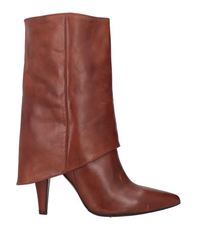 HILYA HILYA WOMAN ANKLE BOOTS TAN SIZE 10 TEXTILE FIBERS 
